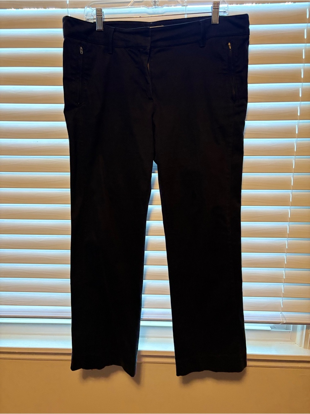 LOFT Women’s Black Straight-Leg Pants, Size 14 (EUC)